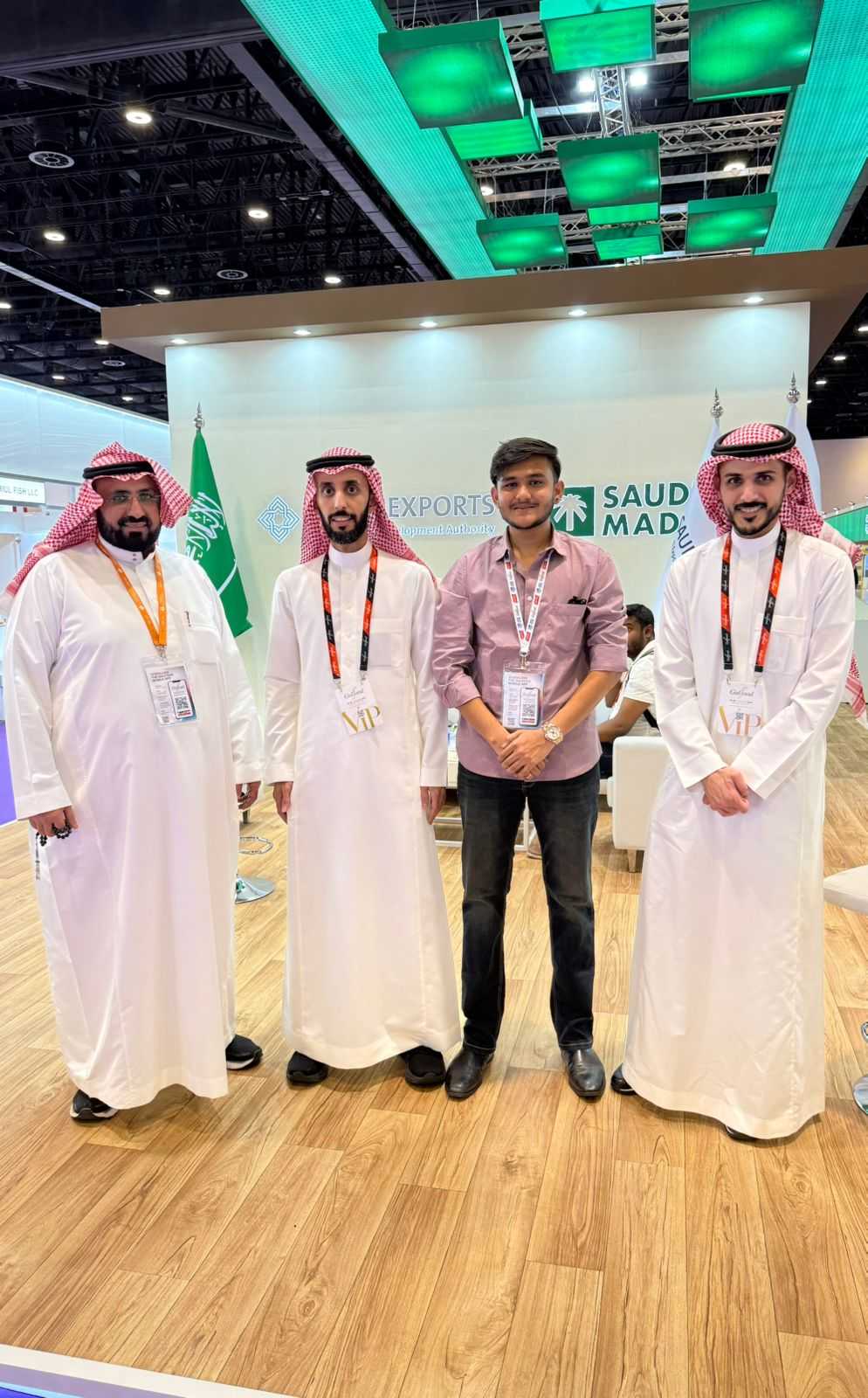 Meeting Saudi Made trade delegates at Gulfood Dubai