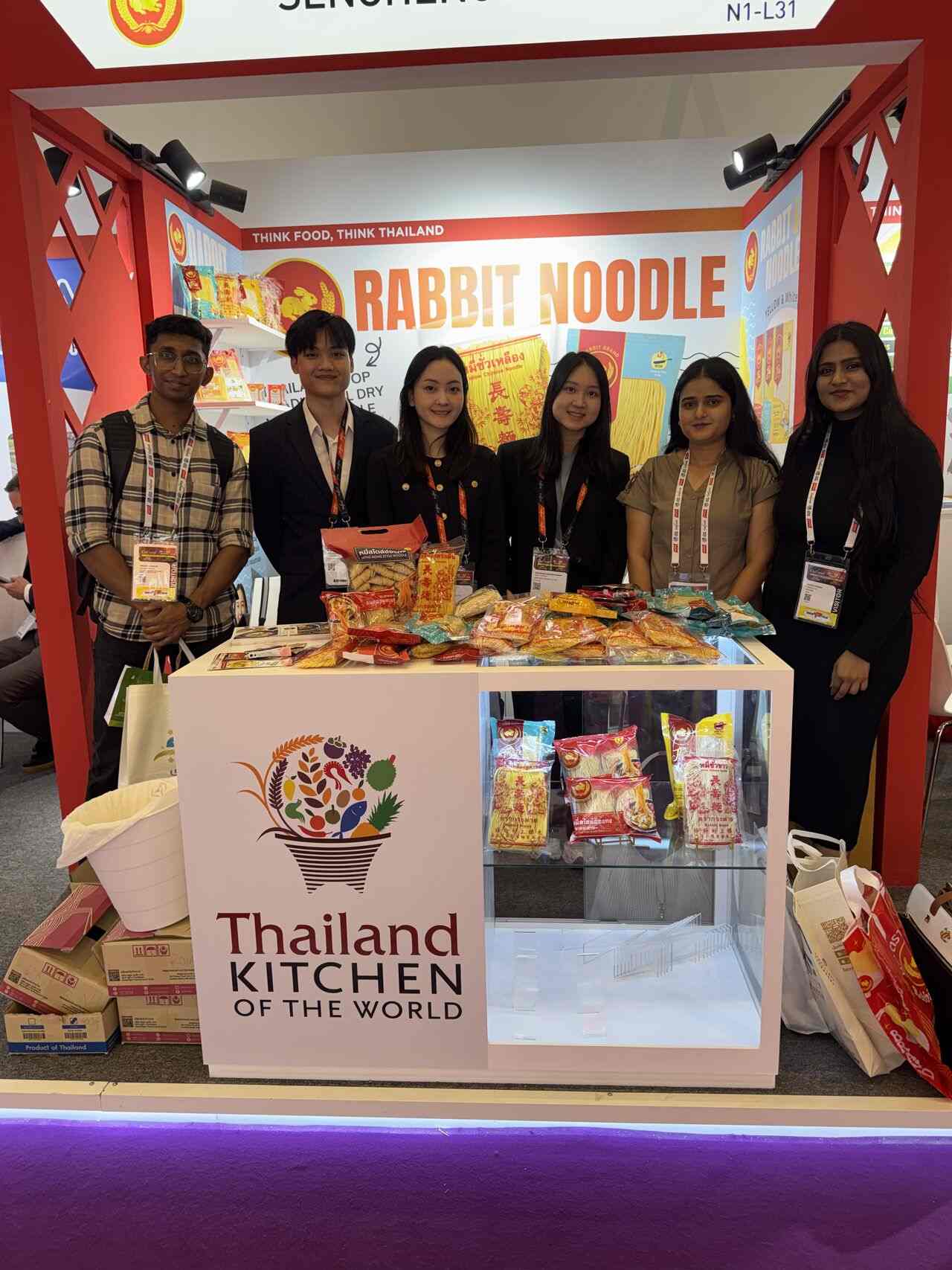 At the Thailand pavilion at Gulfood Dubai